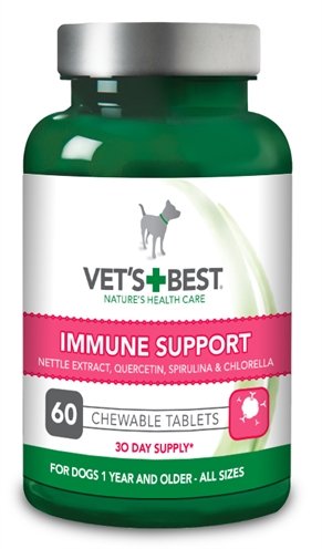 Afbeelding 60 tbl Vets best immune support hond door Online-dierenwinkel.eu