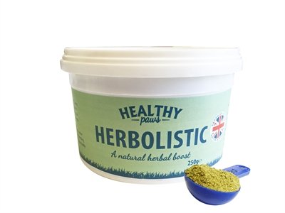 Afbeelding 250 gr Healthy paws herbolistic supplement door Online-dierenwinkel.eu