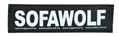 Julius k9 labels voor power-harnas voor hond / tuig voor sofawolf Small