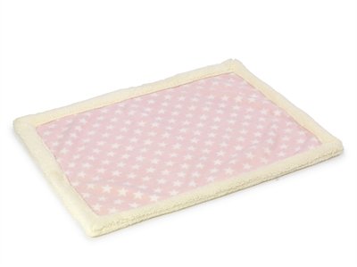 Afbeelding House of paws hondendeken fleece ster roze 78x60x1,5 cm door Online-dierenwinkel.eu