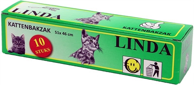 Afbeelding Tijssen Kattenbakzakken Linda - Maat L - 10 stuks door Online-dierenwinkel.eu