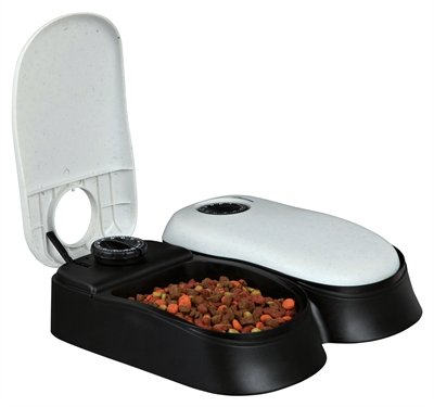 Afbeelding Trixie tx2 automatische voerdispenser 2x300 ml door Online-dierenwinkel.eu