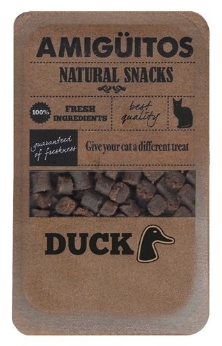 Afbeelding Amigüitos Cat Snacks - Eend door Online-dierenwinkel.eu