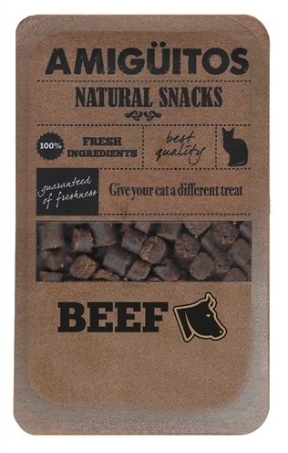 Afbeelding Amigüitos Cat Snacks - Rund door Online-dierenwinkel.eu