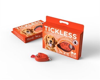 Afbeelding TickLess vlooien- en teken preventie voor honden en katten Oranje door Online-dierenwinkel.eu