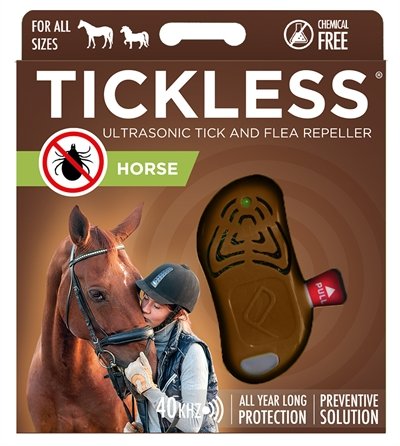 Afbeelding Tickless teek en vlo afweer voor paard Bruin door Online-dierenwinkel.eu