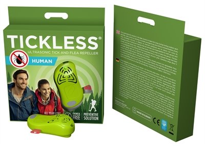 Afbeelding Tickless teek en vlo afweer voor mens Groen door Online-dierenwinkel.eu