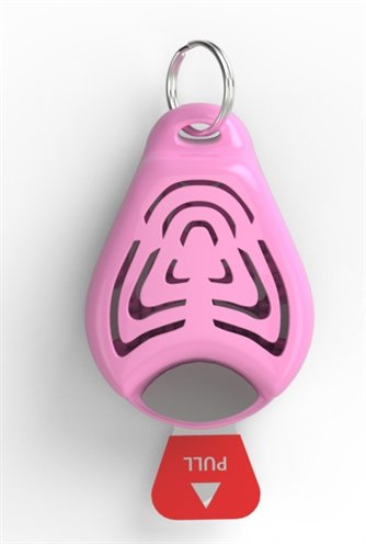 Afbeelding Tickless teek en vlo afweer voor hond en kat Roze door Online-dierenwinkel.eu