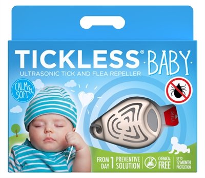 Tickless teek en vlo afweer voor baby's beige