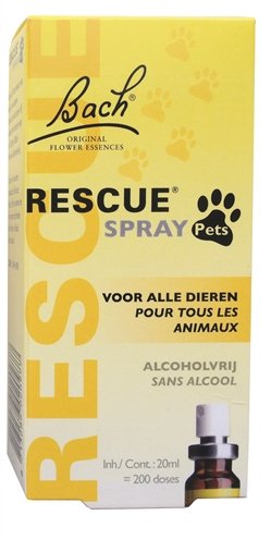 Afbeelding Bach Rescue Pets Spray - 20 ml door Online-dierenwinkel.eu