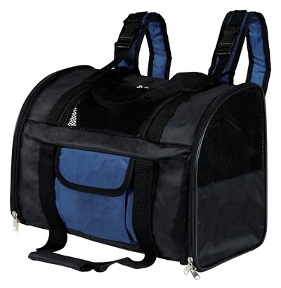 Afbeelding Trixie rugzak connor tot 8 kg zwart/blauw 42x21x29 cm door Online-dierenwinkel.eu