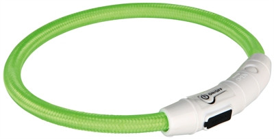 Afbeelding Trixie - Lichtgevende Halsband met USB - Groen door Online-dierenwinkel.eu