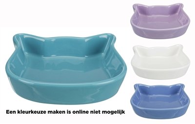 Afbeelding Trixie voerbak kattenkop assorti 12 cm door Online-dierenwinkel.eu