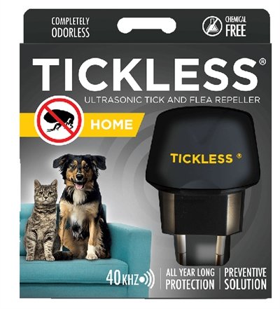 Afbeelding Tickless teek en vlo afweer stekker voor in huis zwart door Online-dierenwinkel.eu