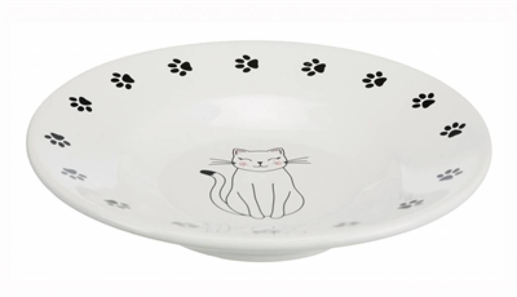 Afbeelding Trixie drinkschotel voor kat met platte neus 13 cm door Online-dierenwinkel.eu