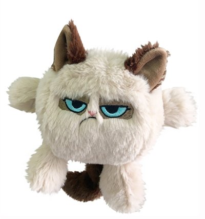 Afbeelding Grumpy cat kattenkop 20 cm door Online-dierenwinkel.eu