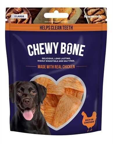 2 st 130 gr Chewy bone large kip