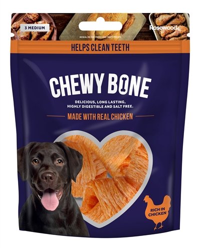 3 st 135 gr Chewy bone medium kip
