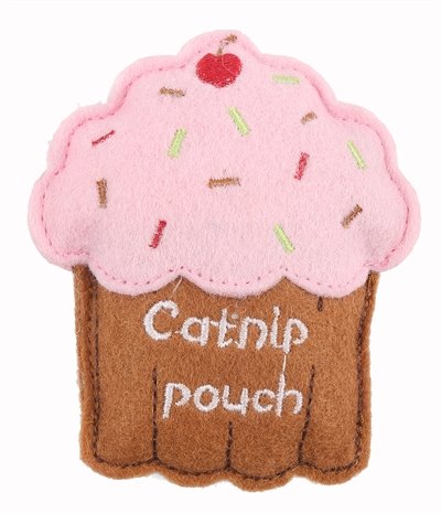 Afbeelding Happy pet catnip cupcake 8,5 x 7 x 2,5 cm door Online-dierenwinkel.eu