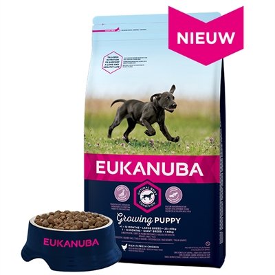Afbeelding Eukanuba Dog - Developing Junior - Large Breed - 12 kg door Online-dierenwinkel.eu