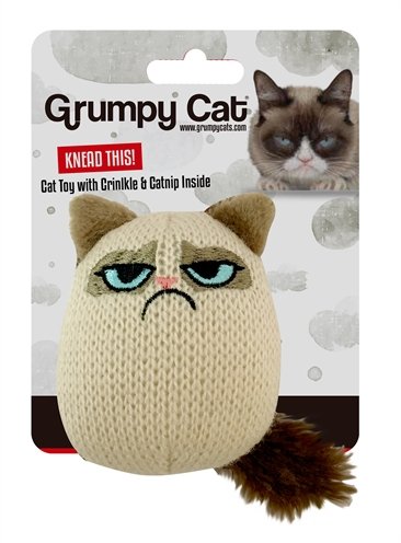 Afbeelding Grumpy knit pouncey cat toy door Online-dierenwinkel.eu