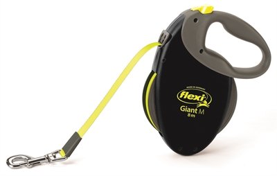 Afbeelding Flexi Giant M Neo 8 meter voor de hond Zwart door Online-dierenwinkel.eu