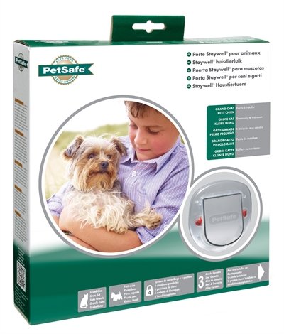 Afbeelding Petsafe Honden- en Kattenluik 270 4-standen Transparant door Online-dierenwinkel.eu