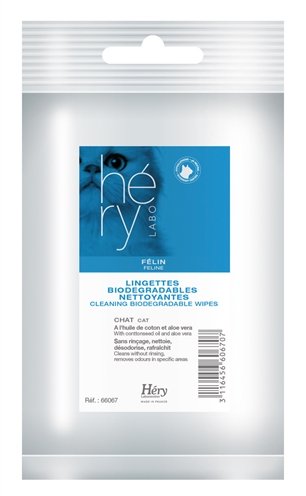 Afbeelding Hery cleaning wipes kat 25 st door Online-dierenwinkel.eu