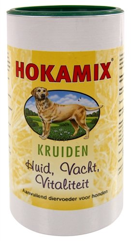 Afbeelding Hokamix Kruiden poeder voor honden 800 gram door Online-dierenwinkel.eu