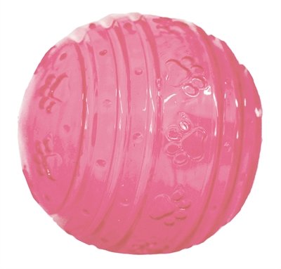 Afbeelding Biosafe puppy bal roze 6,5 cm door Online-dierenwinkel.eu