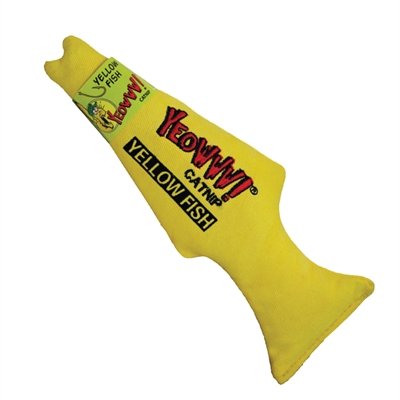 Yeowww! Catnip Yellow Fish