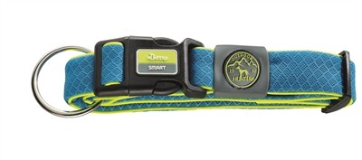 Afbeelding Hunter halsband voor hond maui vario plus mesh blauw 32-45 cmx35 mm door Online-dierenwinkel.eu