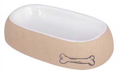 Afbeelding Ministry of pets voerbak hond zandsteen 21x12,5x5,5 cm door Online-dierenwinkel.eu