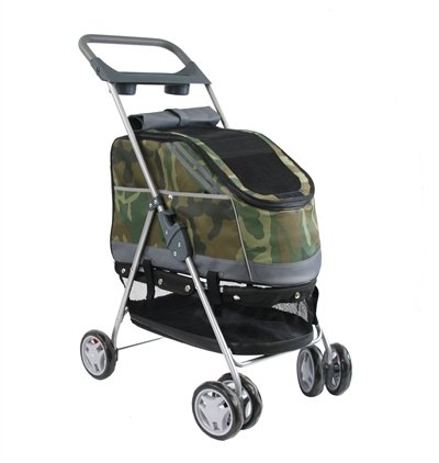 Afbeelding Petcomfort buggy camouflage 44x60x94 cm door Online-dierenwinkel.eu