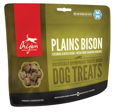 Afbeelding 42,5 gr Orijen gevriesdroogd plain bison snoepjes door Online-dierenwinkel.eu