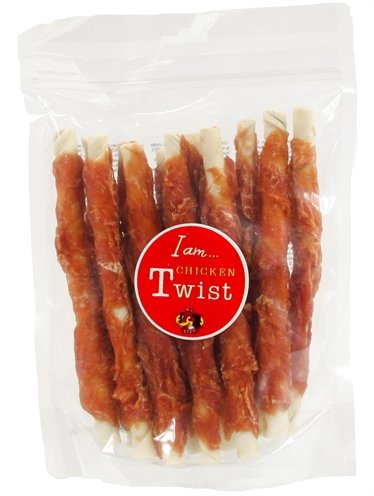 Afbeelding I am rawhide chicken twist 20 cm 500 gr door Online-dierenwinkel.eu