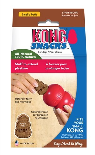 Afbeelding Small 198 gram Kong snacks met leversmaak door Online-dierenwinkel.eu