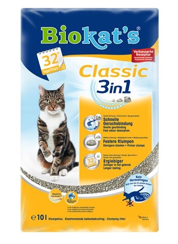 Afbeelding Biokat Classic Kattengrit 10 liter door Online-dierenwinkel.eu
