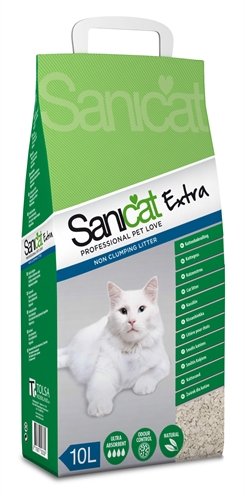 Afbeelding Sanicat Extra Kattengrit 10 liter door Online-dierenwinkel.eu