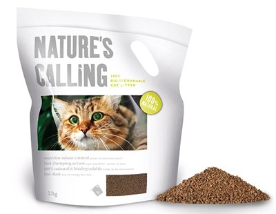 Afbeelding Nature's Calling - Cat Litter - 2,7 kg door Online-dierenwinkel.eu