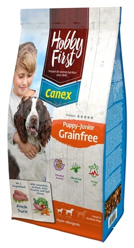 Afbeelding HobbyFirst Canex Puppy-Junior Grainfree hondenvoer 3 kg door Online-dierenwinkel.eu