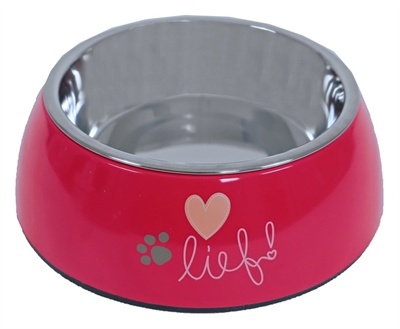 Afbeelding Lief! Voerbak Girls voor kat en hond 14 cm door Online-dierenwinkel.eu