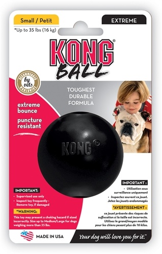 Afbeelding KO EXTREME BALL ZWART SMALL 00001 door Online-dierenwinkel.eu