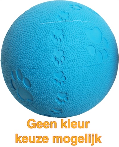 Afbeelding Rubber bal met pootjes en piep Small door Online-dierenwinkel.eu