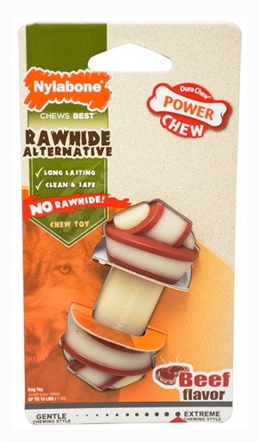 Afbeelding Nylabone dura chew rawhide knot Tot 6 kg door Online-dierenwinkel.eu