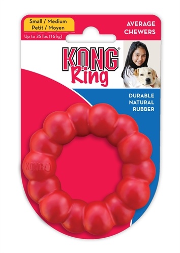 Afbeelding Kong ring rood 9x9x3 cm door Online-dierenwinkel.eu