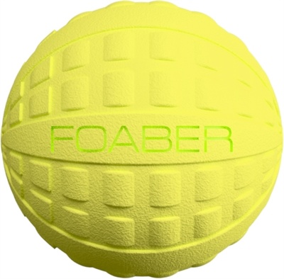 Foaber bounce bal foam / rubber groen 5x5x5 cm