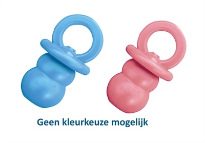 Afbeelding Kong puppy binkie assorti Small 6,5x6,5x12 cm door Online-dierenwinkel.eu