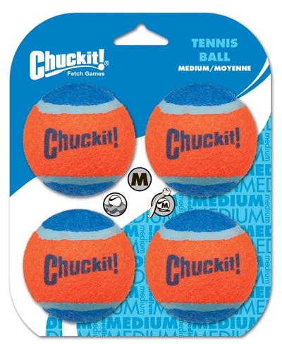 Afbeelding CI TENNIS BALL MEDIUM 4-PACK 00001 door Online-dierenwinkel.eu