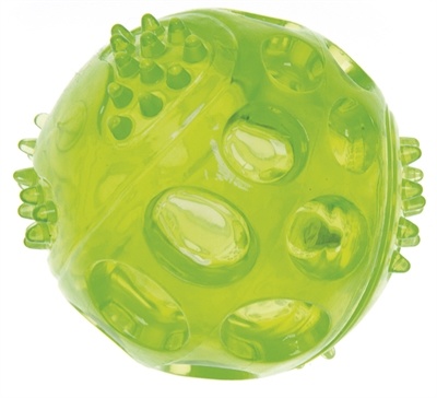 Afbeelding Imac tpr rubber bal met led licht 7,5 cm door Online-dierenwinkel.eu